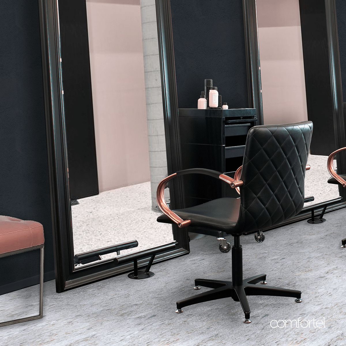 Hair Salon Furniture Collections Trending Salon Spaces from Comfortel