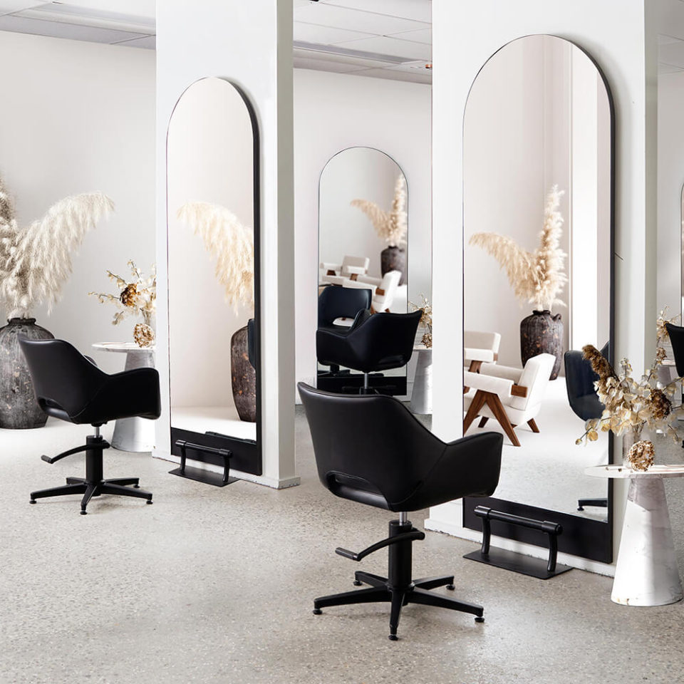 Verona Arch Salon Mirror Black Comfortel Singapore (SG)