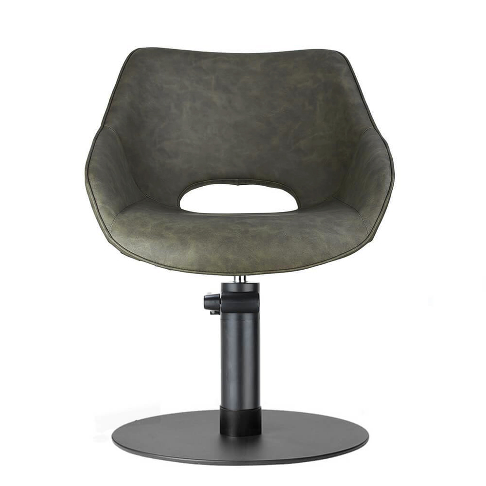 4109-SG Dawn Sage Green Salon Chair Front Omega