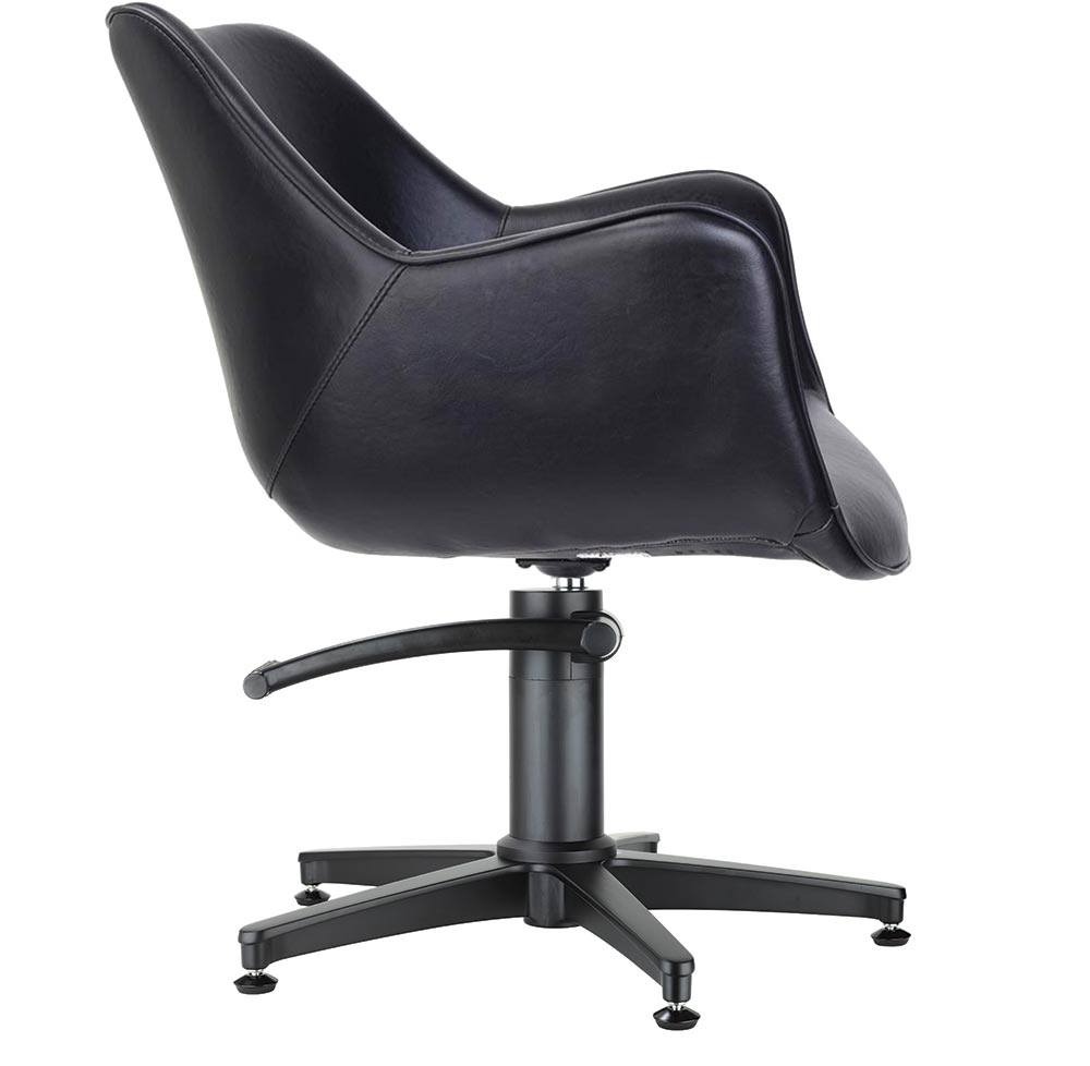 4370 Chloe Side Black Pump