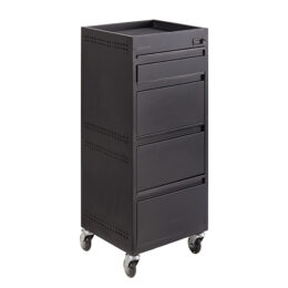 Studio 4 Drawer Trolley Black