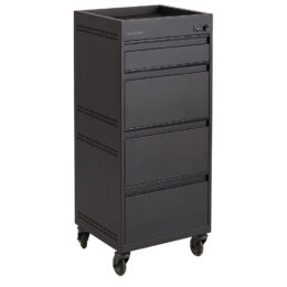 Studio 4 Drawer Trolley II Black