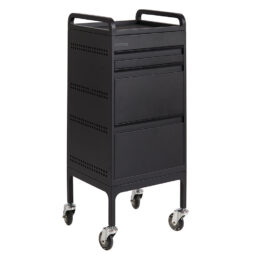Studio 3 Drawer Trolley Black