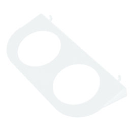 White Tint Bowl / Dryer Holder II - Trolley Accessory