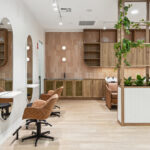 Introducing Salon Space: A Modern Industrial Salon Design Empowering Freelance Creatives.